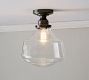 Schoolhouse Glass Flush Mount (11")