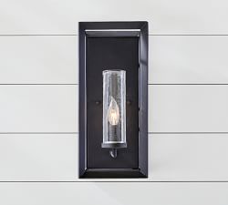 Sonora Outdoor Clear Glass Sconce (16'')