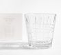Stewart Plaid Glass Ice Bucket