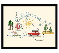 California Framed Print