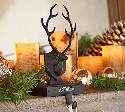 Deer Antler Stocking Holder