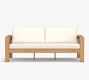 Malibu Teak Outdoor Sofa (77")