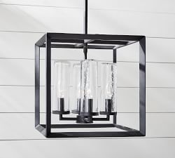 Sonora Outdoor Clear Glass Pendant (14")