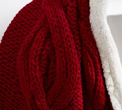 Open Box: Alpine Mega Cable Sherpa Back Throws