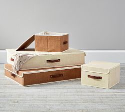 Essential Canvas Foldable Storage Bins