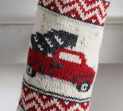 Fair Isle Knit Stockings