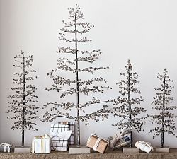 Handcrafted Faceted Mirror Tree Decorative Object