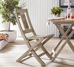 Indio Eucalyptus Folding Outdoor Bistro Chair
