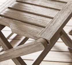 Indio Eucalyptus Folding Outdoor Bistro Chair