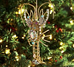Jeweled Lobster Ornament