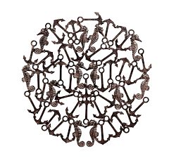 Seahorse &amp; Anchor Wall Art