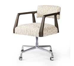 Jasper Upholstered Swivel Desk Chair