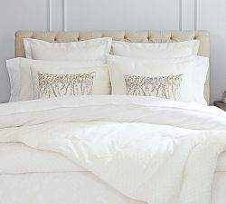 Monique Lhuillier Trailing Vine Embroidered Boudoir Pillow