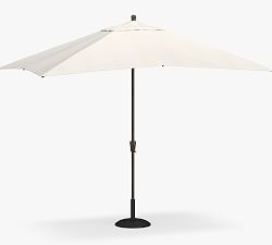 10' Rectangular Outdoor Patio Umbrella &ndash; Rustproof Aluminum Tilt Frame