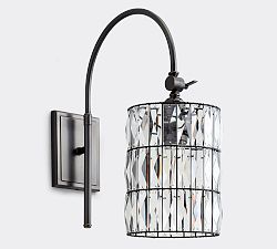 Adeline Crystal Arc Sconce (18'')