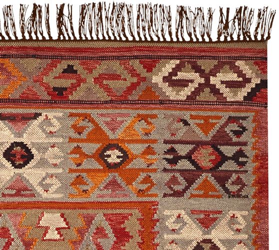Cyndy Kilim Recycled Yarn Outdoor Rug Swatch