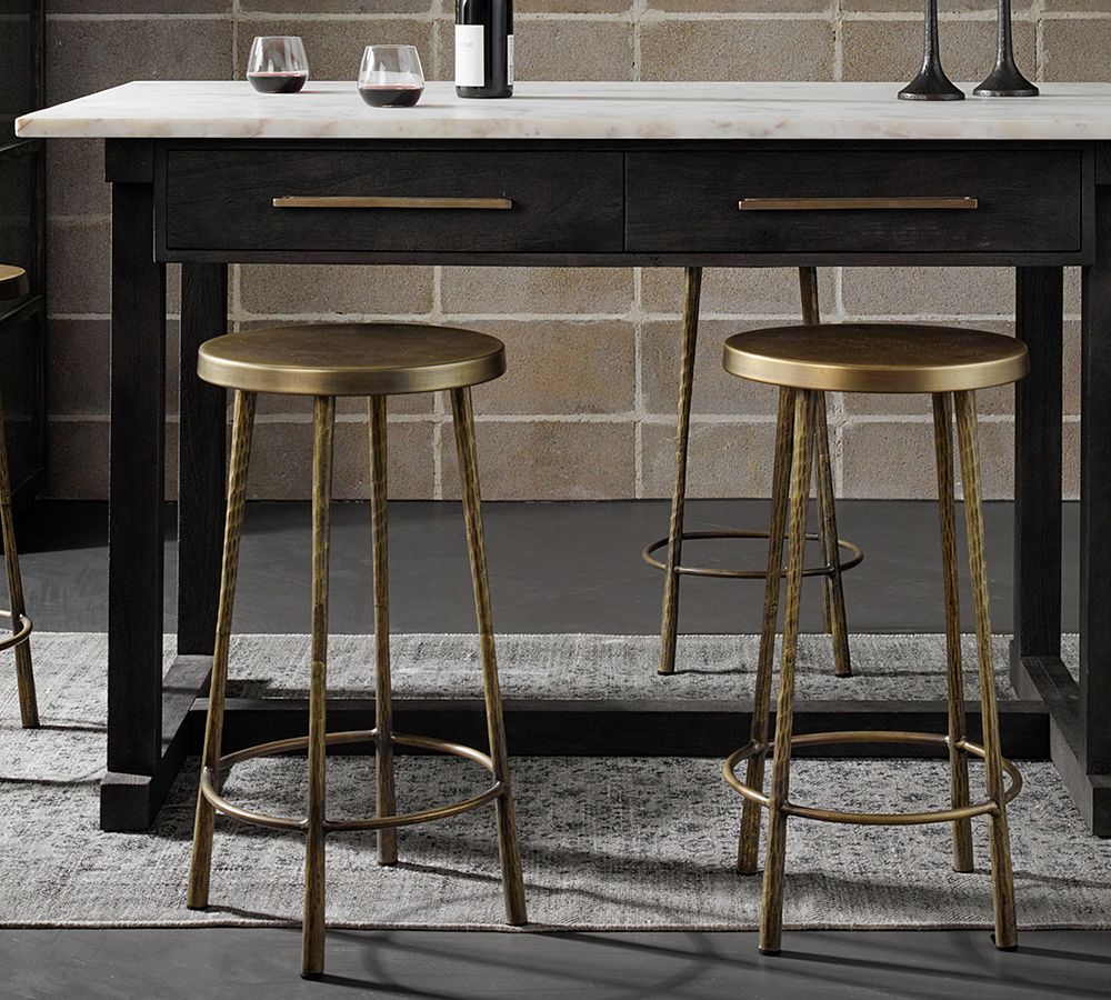 Estrada Metal Stool by Pottery Barn