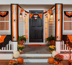 Halloween Spider Web Banner