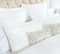 Monique Lhuillier Trailing Vine Embroidered Boudoir Pillow