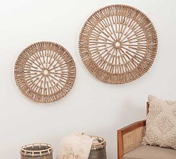 Paityn Round Woven Wall Art, Set of 2