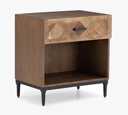 Parquet Reclaimed Wood Nightstand