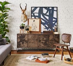 Roblar Quilted Leather Dining Chair, Set of 2