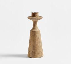 Ava Handcrafted Wood Candle Holders
