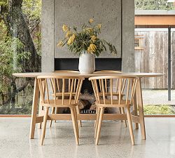 Colin Oval Dining Table (76"- 98.5")