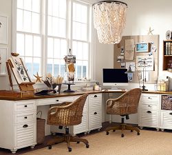 Amelia Wood Bead Chandelier (24")