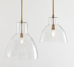 Open Box: Bridget Recycled Glass Pendant (8"-17")