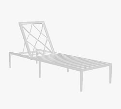 Yvonne Metal Outdoor Chaise Lounge