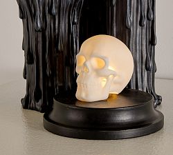 Lit Faux Skulls, Set of 6