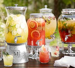 Mason Jar Glass Drink Dispenser