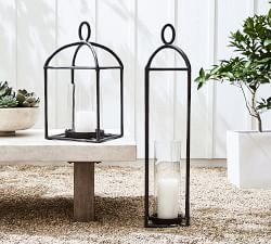 Open Box: Fallon Forged-Iron Outdoor Lantern
