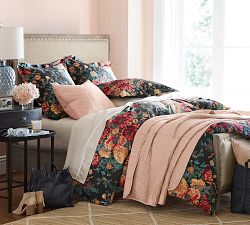 Amela Floral Print Cotton Sham