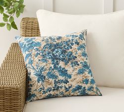 Della Floral Reversible Printed Outdoor Pillow