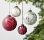 Etched Mercury Glass Ornaments