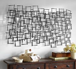 Forged Metal Sculpture Wall Art