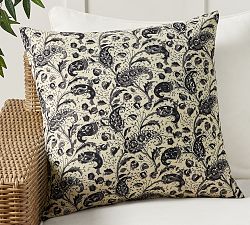 Grania Reversible Paisley Outdoor Pillow