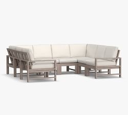 Indio Eucalyptus 8-Piece Outdoor Sectional (105")