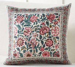 Lakshmi Block Print Inspired Pillow Cover