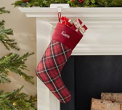 Landon Plaid Stocking