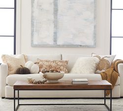 Textured Embroidered Pumpkin Pillow