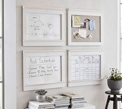 Aubrey Whiteboard Calendar - Black
