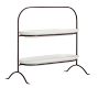 Cambria Stoneware Tiered Stand