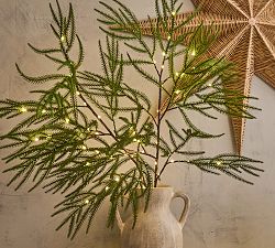 Lit Faux Draping Branch