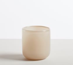 Modern Glass Candle Holder - Neutral