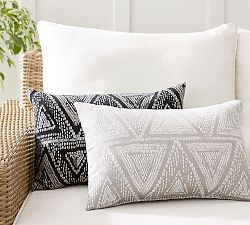 Sunbrella® Woven Triangles Outdoor Pillow