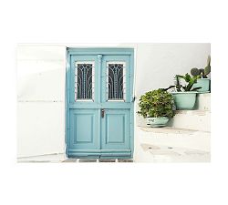 Three Blue Pots by Lupen Grainne