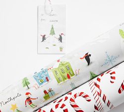 19-Piece Holiday Gift Wrapping Set - North Pole
